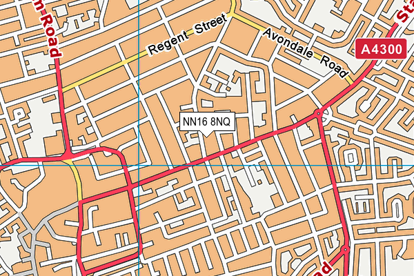 NN16 8NQ map - OS VectorMap District (Ordnance Survey)