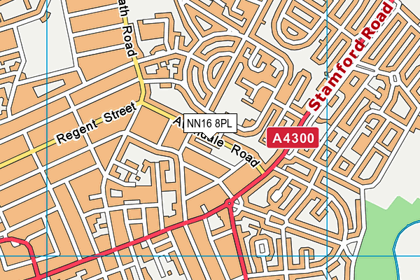 NN16 8PL map - OS VectorMap District (Ordnance Survey) NN16 8PL map - OS VectorMap District (Ordnance Survey)
