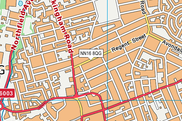 NN16 8QG map - OS VectorMap District (Ordnance Survey) NN16 8QG map - OS VectorMap District (Ordnance Survey)