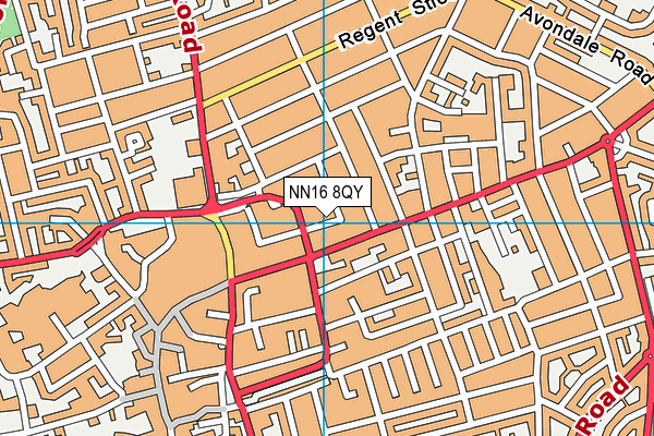 NN16 8QY map - OS VectorMap District (Ordnance Survey) NN16 8QY map - OS VectorMap District (Ordnance Survey)