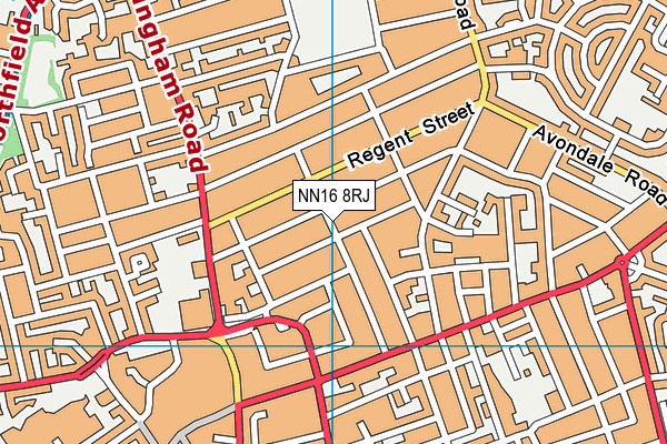NN16 8RJ map - OS VectorMap District (Ordnance Survey) NN16 8RJ map - OS VectorMap District (Ordnance Survey)