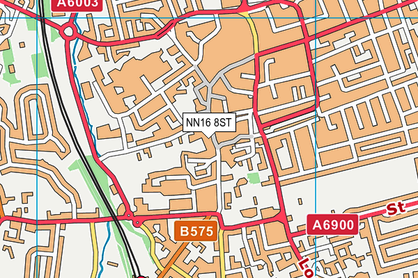 NN16 8ST map - OS VectorMap District (Ordnance Survey) NN16 8ST map - OS VectorMap District (Ordnance Survey)