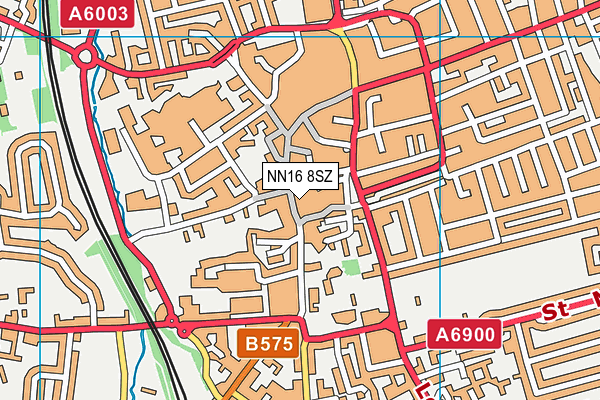 NN16 8SZ map - OS VectorMap District (Ordnance Survey) NN16 8SZ map - OS VectorMap District (Ordnance Survey)