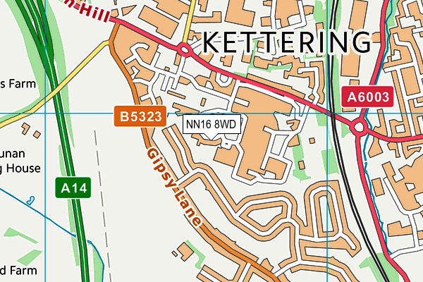 NN16 8WD map - OS VectorMap District (Ordnance Survey) NN16 8WD map - OS VectorMap District (Ordnance Survey)