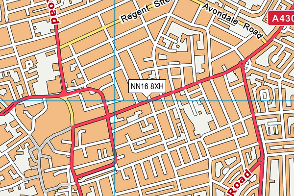 NN16 8XH map - OS VectorMap District (Ordnance Survey) NN16 8XH map - OS VectorMap District (Ordnance Survey)