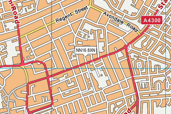 NN16 8XN map - OS VectorMap District (Ordnance Survey) NN16 8XN map - OS VectorMap District (Ordnance Survey)