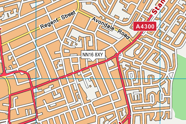 NN16 8XY map - OS VectorMap District (Ordnance Survey) NN16 8XY map - OS VectorMap District (Ordnance Survey)
