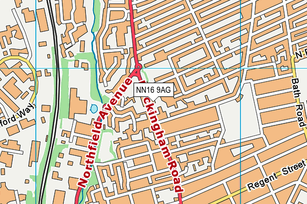 NN16 9AG map - OS VectorMap District (Ordnance Survey) NN16 9AG map - OS VectorMap District (Ordnance Survey)