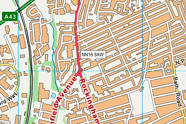 NN16 9AW map - OS VectorMap District (Ordnance Survey) NN16 9AW map - OS VectorMap District (Ordnance Survey)