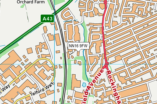 NN16 9FW map - OS VectorMap District (Ordnance Survey) NN16 9FW map - OS VectorMap District (Ordnance Survey)