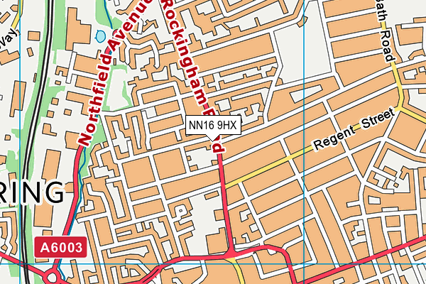 NN16 9HX map - OS VectorMap District (Ordnance Survey)