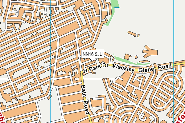 NN16 9JU map - OS VectorMap District (Ordnance Survey) NN16 9JU map - OS VectorMap District (Ordnance Survey)