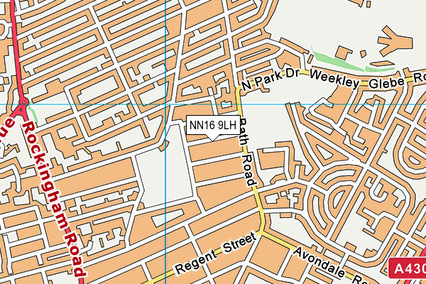 NN16 9LH map - OS VectorMap District (Ordnance Survey) NN16 9LH map - OS VectorMap District (Ordnance Survey)