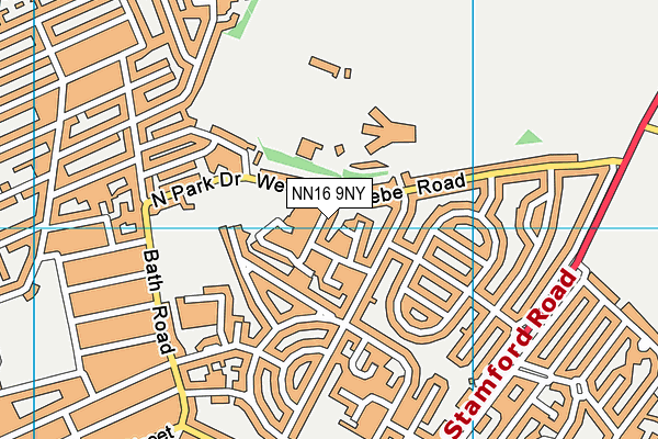 NN16 9NY map - OS VectorMap District (Ordnance Survey) NN16 9NY map - OS VectorMap District (Ordnance Survey)