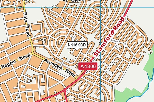 NN16 9QD map - OS VectorMap District (Ordnance Survey) NN16 9QD map - OS VectorMap District (Ordnance Survey)