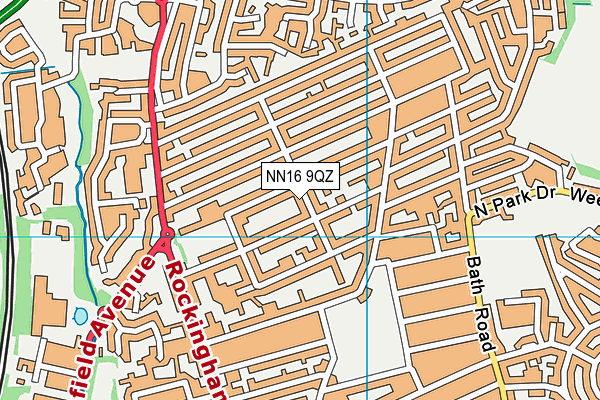 NN16 9QZ map - OS VectorMap District (Ordnance Survey) NN16 9QZ map - OS VectorMap District (Ordnance Survey)