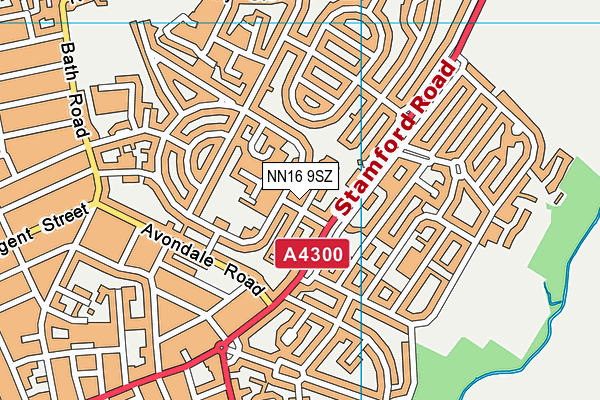NN16 9SZ map - OS VectorMap District (Ordnance Survey) NN16 9SZ map - OS VectorMap District (Ordnance Survey)