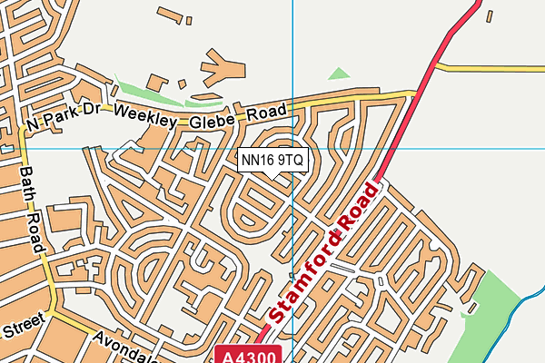 NN16 9TQ map - OS VectorMap District (Ordnance Survey) NN16 9TQ map - OS VectorMap District (Ordnance Survey)