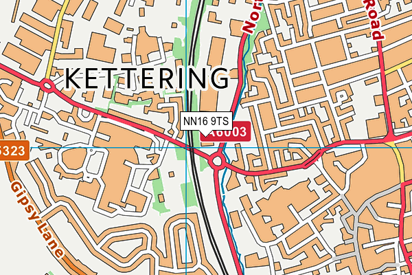 NN16 9TS map - OS VectorMap District (Ordnance Survey) NN16 9TS map - OS VectorMap District (Ordnance Survey)