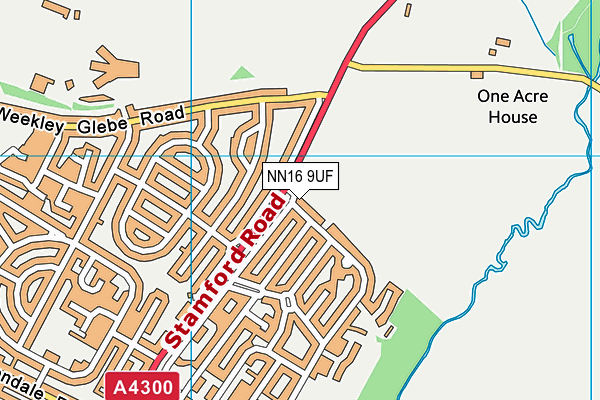 NN16 9UF map - OS VectorMap District (Ordnance Survey) NN16 9UF map - OS VectorMap District (Ordnance Survey)