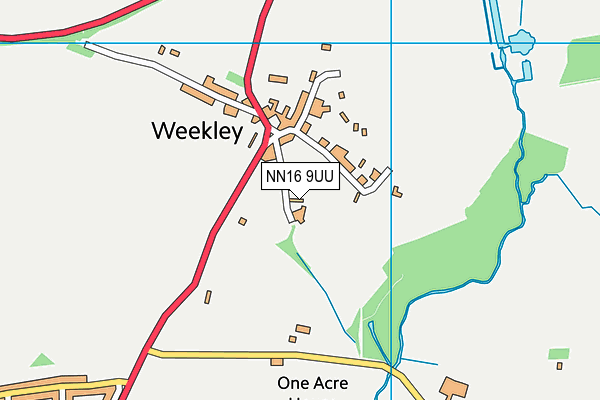 NN16 9UU map - OS VectorMap District (Ordnance Survey) NN16 9UU map - OS VectorMap District (Ordnance Survey)