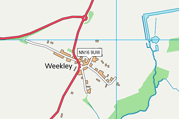 NN16 9UW map - OS VectorMap District (Ordnance Survey) NN16 9UW map - OS VectorMap District (Ordnance Survey)