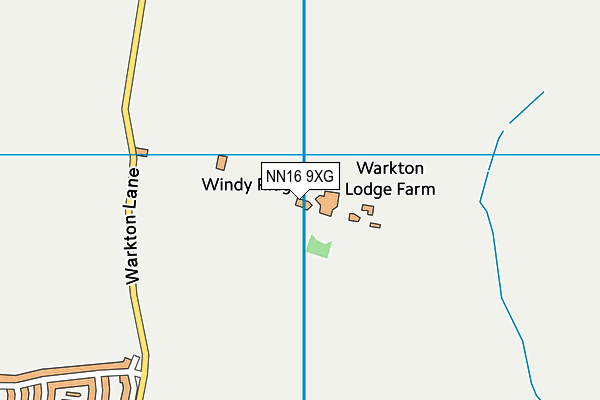 NN16 9XG map - OS VectorMap District (Ordnance Survey)