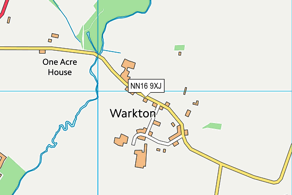 NN16 9XJ map - OS VectorMap District (Ordnance Survey) NN16 9XJ map - OS VectorMap District (Ordnance Survey)
