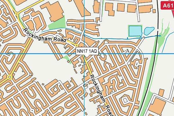 NN17 1AQ map - OS VectorMap District (Ordnance Survey) NN17 1AQ map - OS VectorMap District (Ordnance Survey)