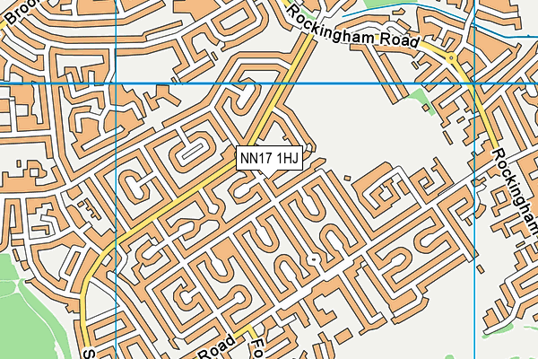 NN17 1HJ map - OS VectorMap District (Ordnance Survey) NN17 1HJ map - OS VectorMap District (Ordnance Survey)