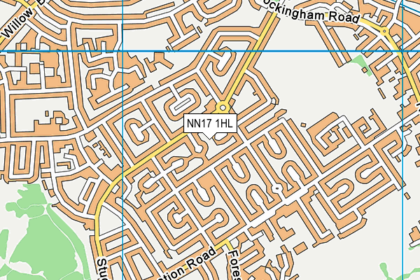 NN17 1HL map - OS VectorMap District (Ordnance Survey) NN17 1HL map - OS VectorMap District (Ordnance Survey)