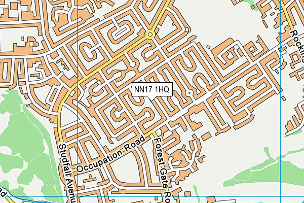 NN17 1HQ map - OS VectorMap District (Ordnance Survey) NN17 1HQ map - OS VectorMap District (Ordnance Survey)