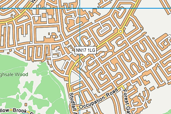 NN17 1LG map - OS VectorMap District (Ordnance Survey) NN17 1LG map - OS VectorMap District (Ordnance Survey)