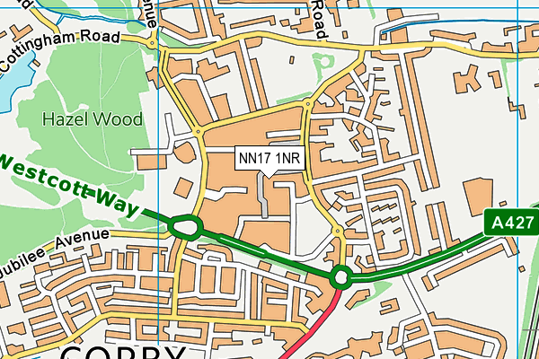 NN17 1NR map - OS VectorMap District (Ordnance Survey) NN17 1NR map - OS VectorMap District (Ordnance Survey)