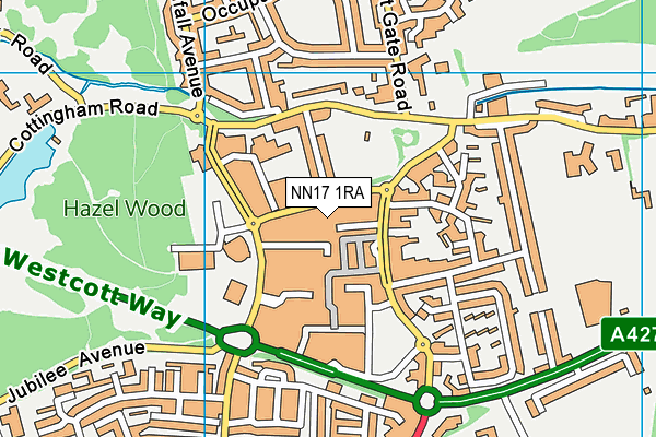 NN17 1RA map - OS VectorMap District (Ordnance Survey) NN17 1RA map - OS VectorMap District (Ordnance Survey)