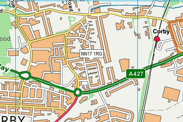 NN17 1RG map - OS VectorMap District (Ordnance Survey) NN17 1RG map - OS VectorMap District (Ordnance Survey)