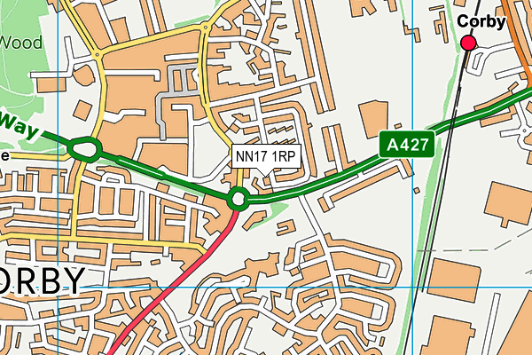 NN17 1RP map - OS VectorMap District (Ordnance Survey) NN17 1RP map - OS VectorMap District (Ordnance Survey)
