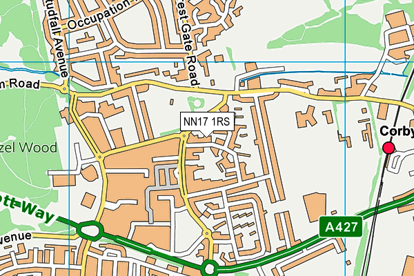 NN17 1RS map - OS VectorMap District (Ordnance Survey) NN17 1RS map - OS VectorMap District (Ordnance Survey)
