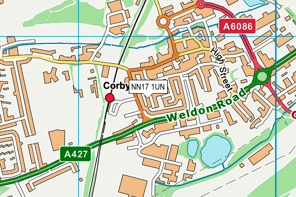 NN17 1UN map - OS VectorMap District (Ordnance Survey) NN17 1UN map - OS VectorMap District (Ordnance Survey)