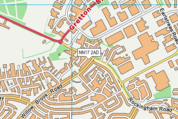 NN17 2AD map - OS VectorMap District (Ordnance Survey) NN17 2AD map - OS VectorMap District (Ordnance Survey)