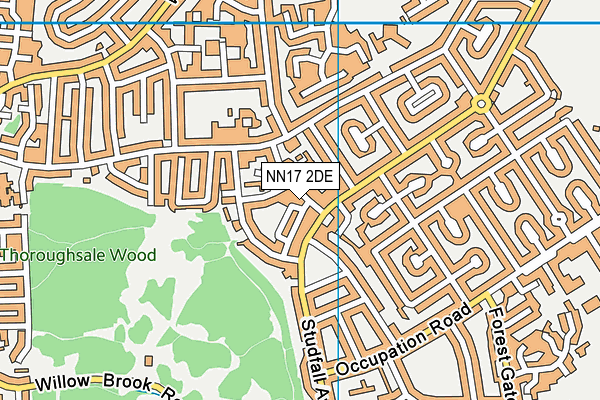 NN17 2DE map - OS VectorMap District (Ordnance Survey) NN17 2DE map - OS VectorMap District (Ordnance Survey)