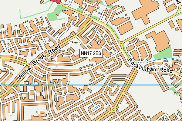 NN17 2ES map - OS VectorMap District (Ordnance Survey) NN17 2ES map - OS VectorMap District (Ordnance Survey)