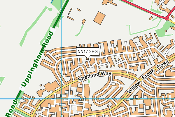 NN17 2HG map - OS VectorMap District (Ordnance Survey) NN17 2HG map - OS VectorMap District (Ordnance Survey)