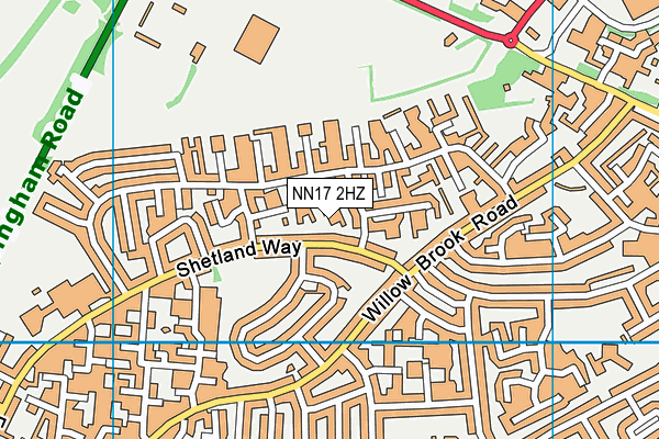 NN17 2HZ map - OS VectorMap District (Ordnance Survey) NN17 2HZ map - OS VectorMap District (Ordnance Survey)