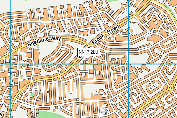 NN17 2LU map - OS VectorMap District (Ordnance Survey) NN17 2LU map - OS VectorMap District (Ordnance Survey)