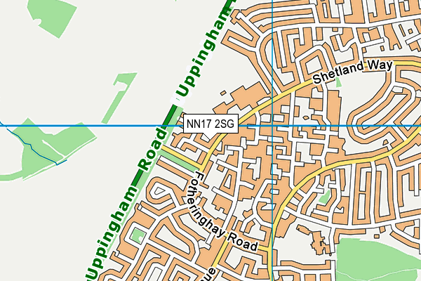 NN17 2SG map - OS VectorMap District (Ordnance Survey) NN17 2SG map - OS VectorMap District (Ordnance Survey)