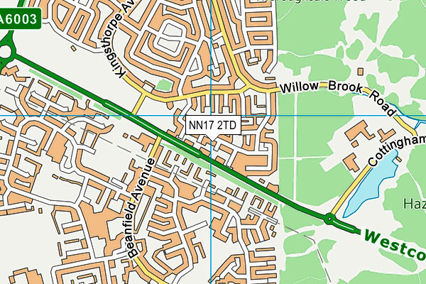 NN17 2TD map - OS VectorMap District (Ordnance Survey) NN17 2TD map - OS VectorMap District (Ordnance Survey)