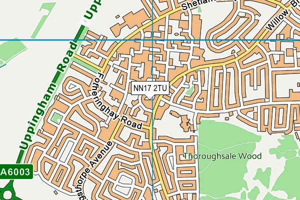 NN17 2TU map - OS VectorMap District (Ordnance Survey) NN17 2TU map - OS VectorMap District (Ordnance Survey)