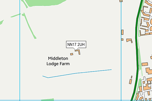 NN17 2UH map - OS VectorMap District (Ordnance Survey) NN17 2UH map - OS VectorMap District (Ordnance Survey)
