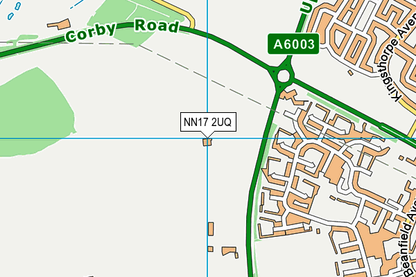 NN17 2UQ map - OS VectorMap District (Ordnance Survey) NN17 2UQ map - OS VectorMap District (Ordnance Survey)